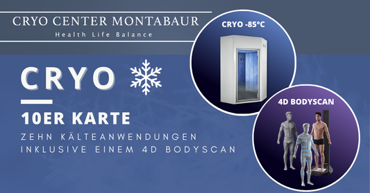 Cryo Package - 10er Karte + 4D Bodyscan